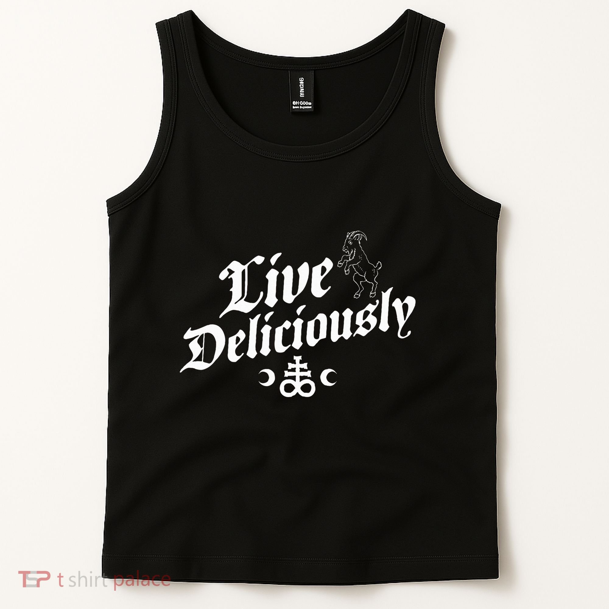 Live Deliciously Witchcraft Occult Tank Top