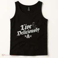 Live Deliciously Witchcraft Occult Tank Top thumb 2