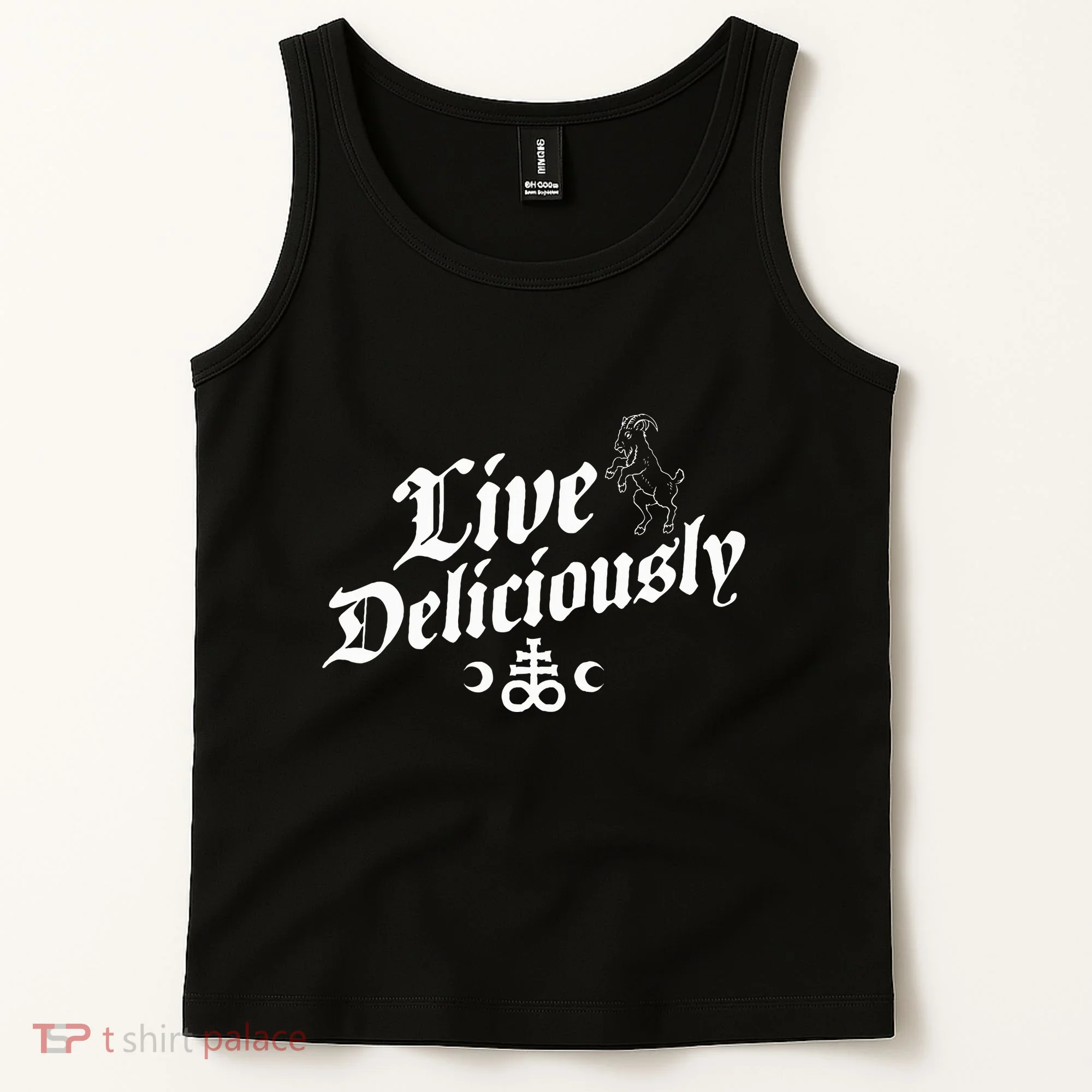 Live Deliciously Witchcraft Occult Tank Top