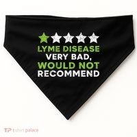 Lyme Disease Warrior Lyme Disease Awareness Month Cute Gift USA-Made Doggie Bandana thumb 0