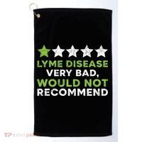 Lyme Disease Warrior Lyme Disease Awareness Month Cute Gift Golf Towel thumb 0
