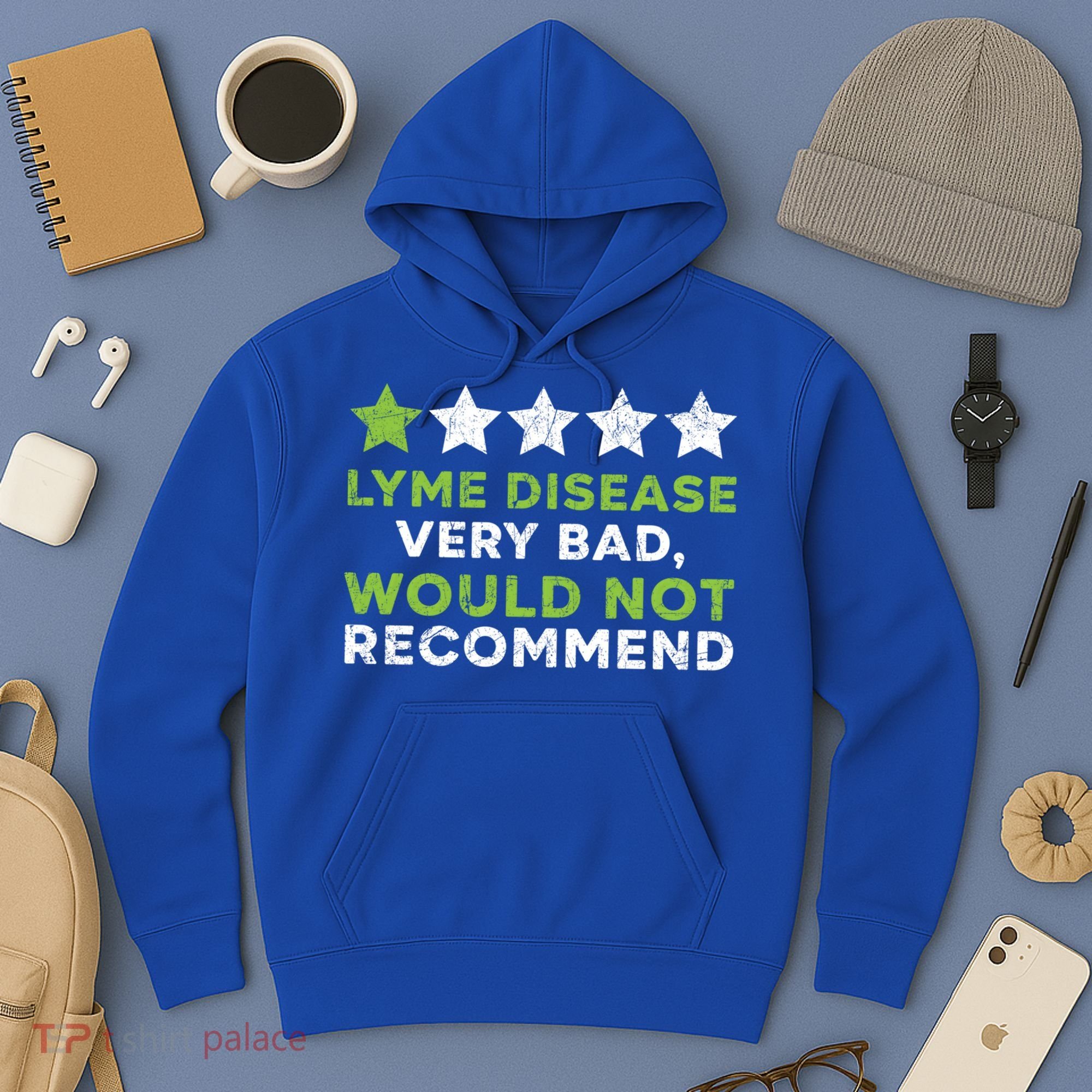 Lyme Disease Warrior Lyme Disease Awareness Month Cute Gift Hoodie