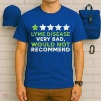 Lyme Disease Warrior Lyme Disease Awareness Month Cute Gift T-Shirt thumb 6