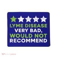 Lyme Disease Warrior Lyme Disease Awareness Month Cute Gift Mousepad thumb 0