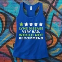 Lyme Disease Warrior Lyme Disease Awareness Month Cute Gift Women's Tank Top thumb 3