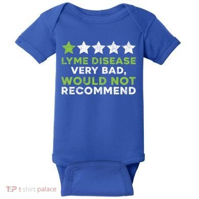 Lyme Disease Warrior Lyme Disease Awareness Month Cute Gift Baby Bodysuit
