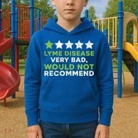 Lyme Disease Warrior Lyme Disease Awareness Month Cute Gift Kids Hoodie thumb 2