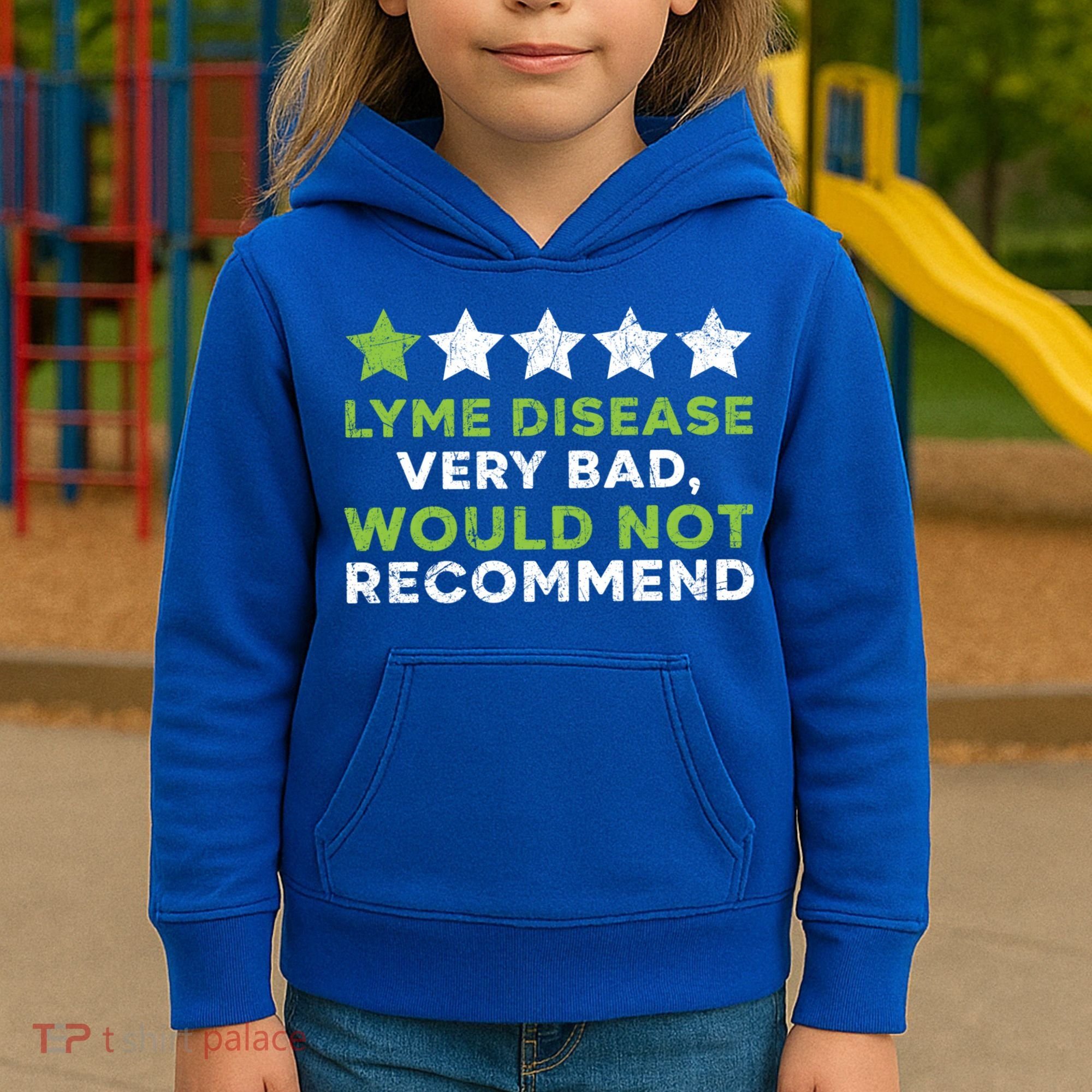 Lyme Disease Warrior Lyme Disease Awareness Month Cute Gift Kids Hoodie