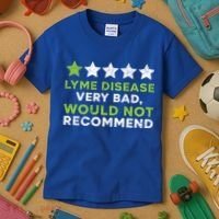 Lyme Disease Warrior Lyme Disease Awareness Month Cute Gift Kids T-Shirt thumb 3