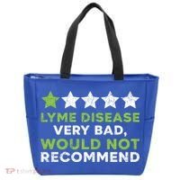 Lyme Disease Warrior Lyme Disease Awareness Month Cute Gift Tote Bag thumb 0