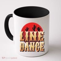 Line Dance Western Country Coffee Mug thumb 0