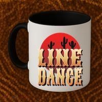 Line Dance Western Country Coffee Mug thumb 2