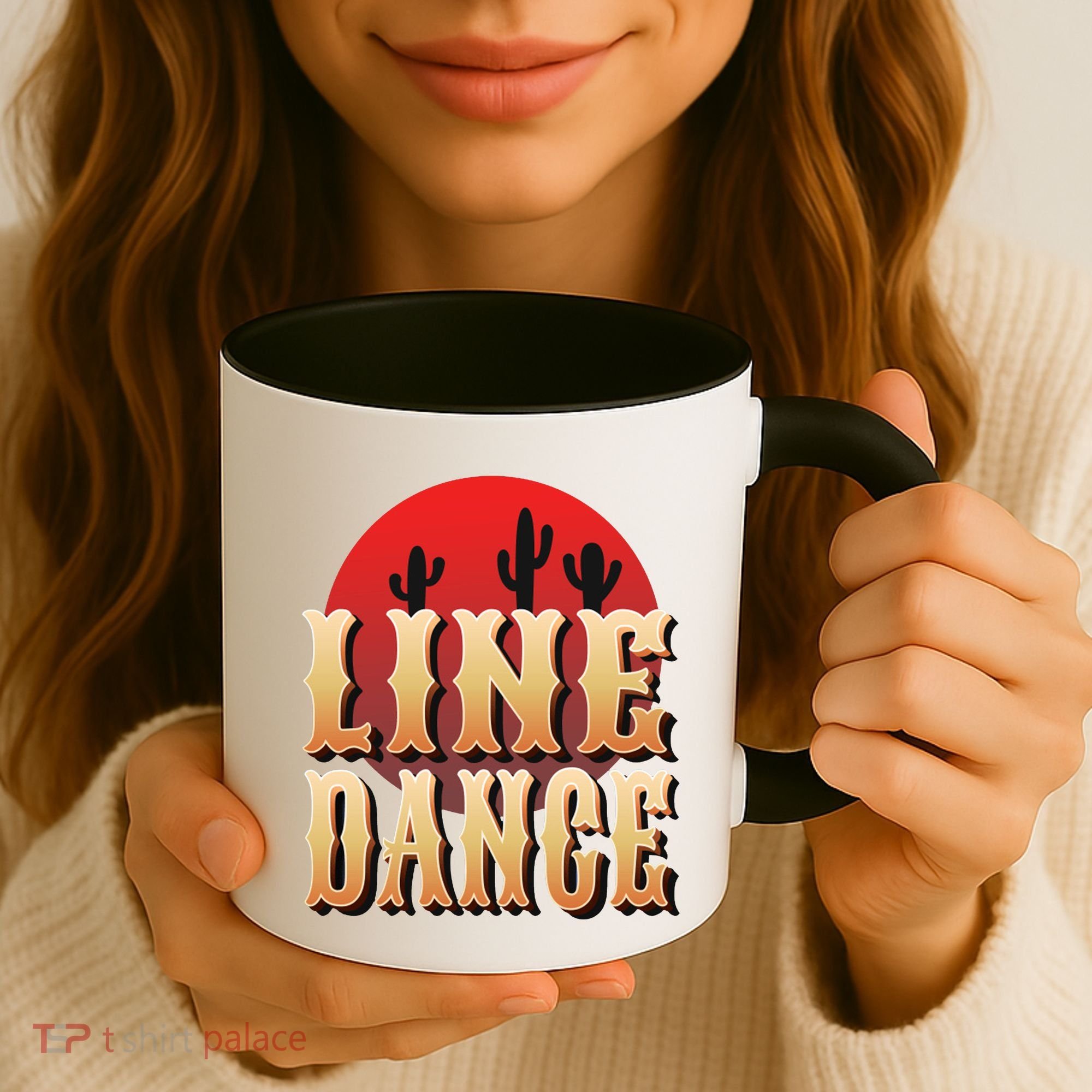 Line Dance Western Country Coffee Mug