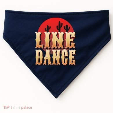 Line Dance Western Country USA-Made Doggie Bandana