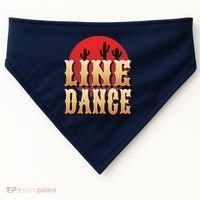 Line Dance Western Country USA-Made Doggie Bandana thumb 0
