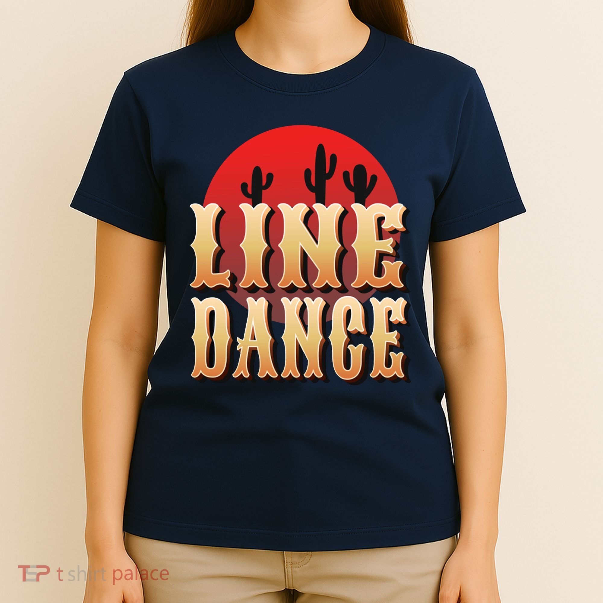 Line Dance Western Country T-Shirt
