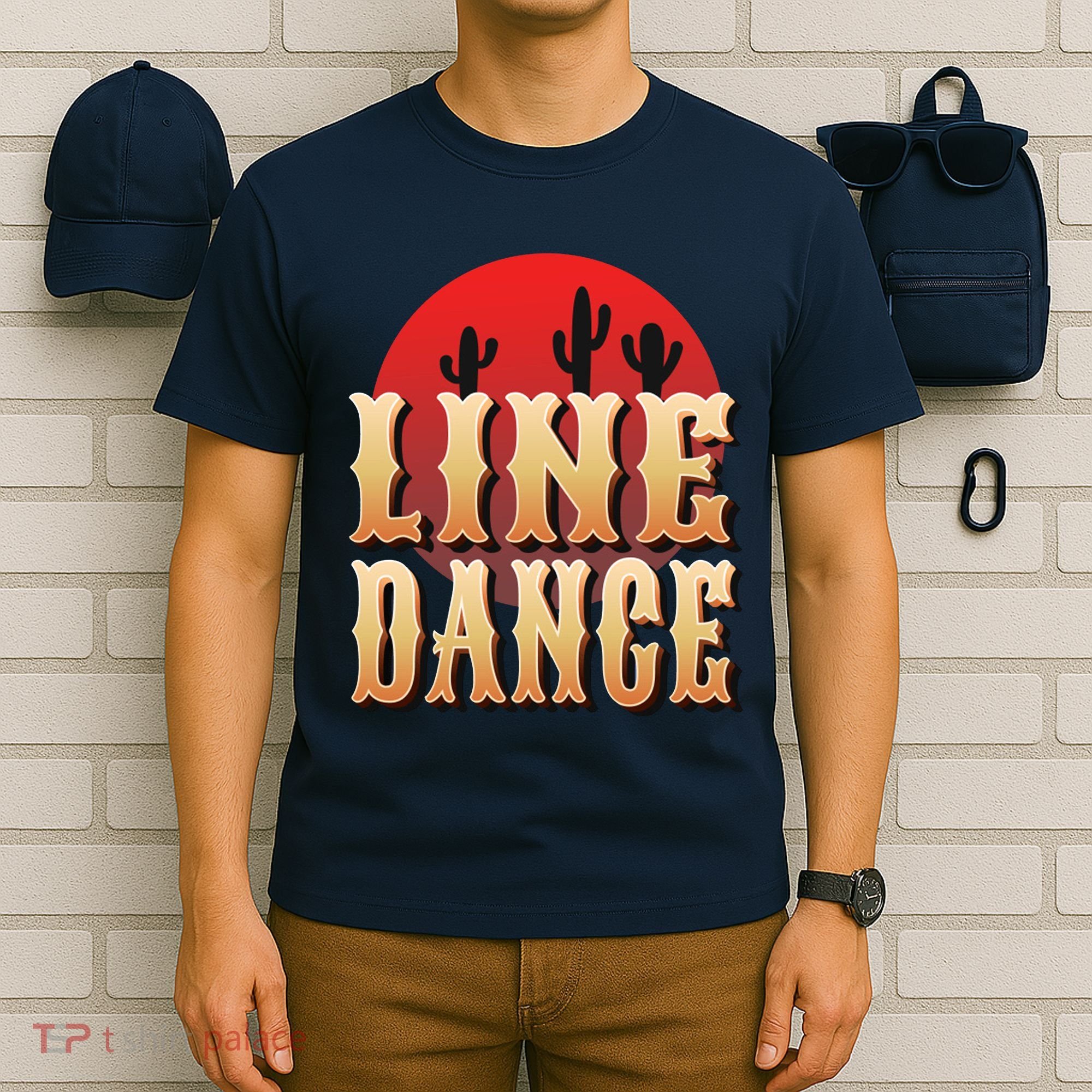 Line Dance Western Country T-Shirt