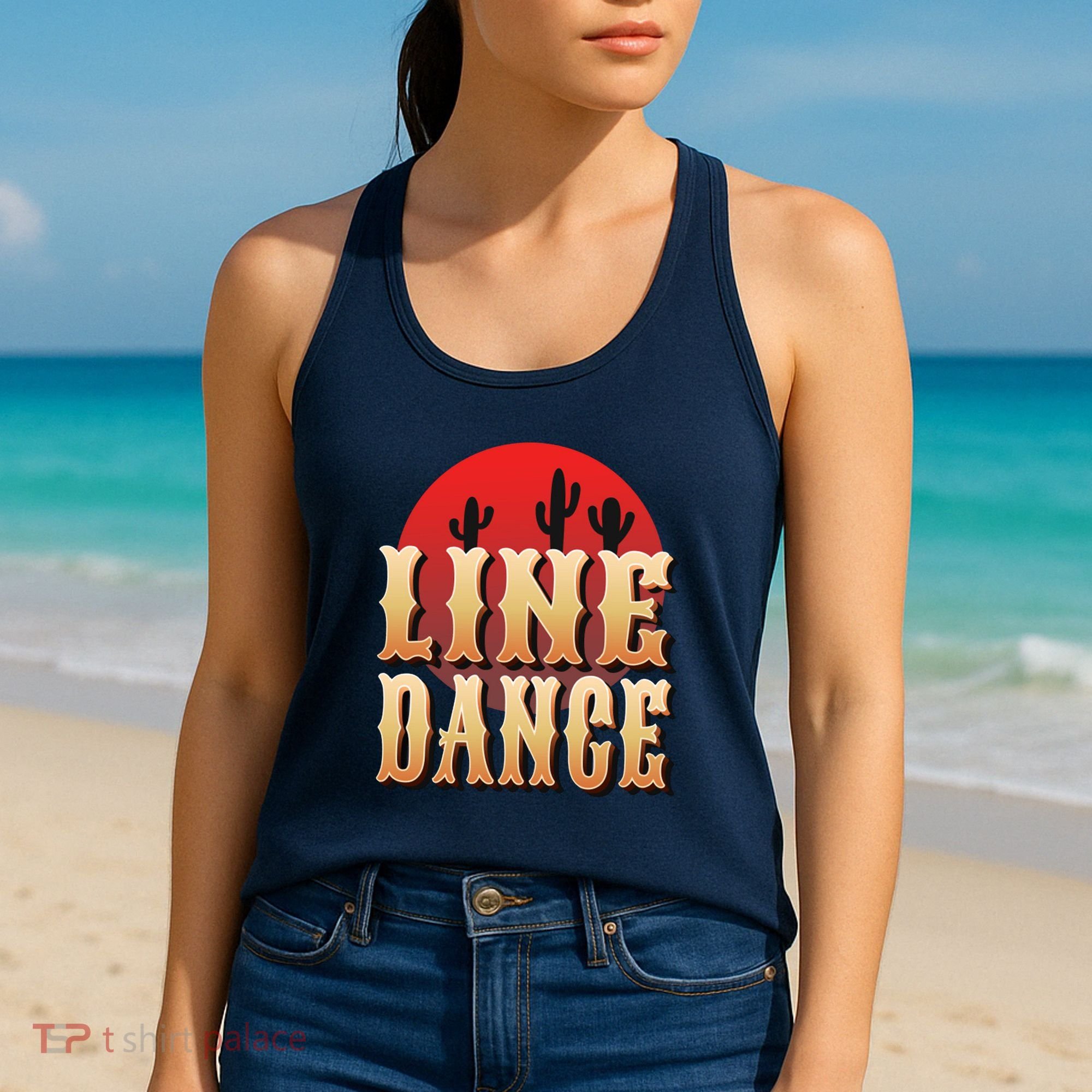 Line Dance Western Country Women's Tank Top