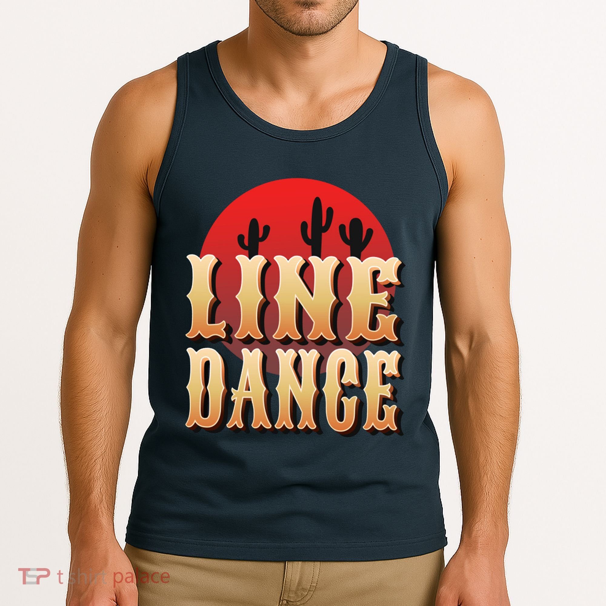 Line Dance Western Country Tank Top