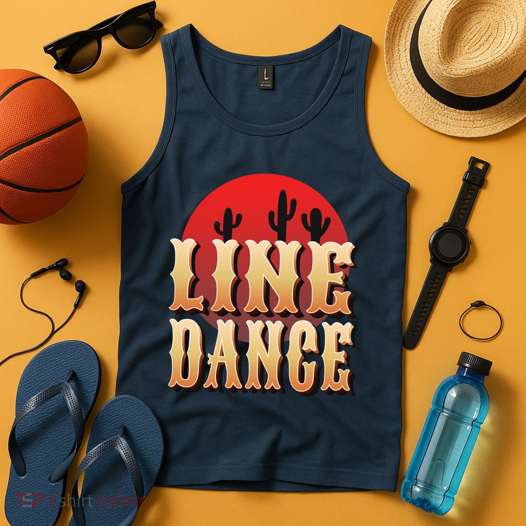 Line Dance Western Country Tank Top