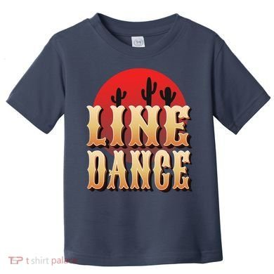 Line Dance Western Country Toddler T-Shirt