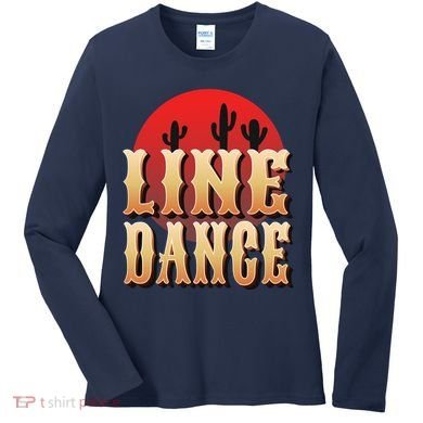 Line Dance Western Country Women's Long Sleeve Shirt