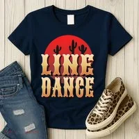 Line Dance Western Country Women's T-Shirt thumb 3