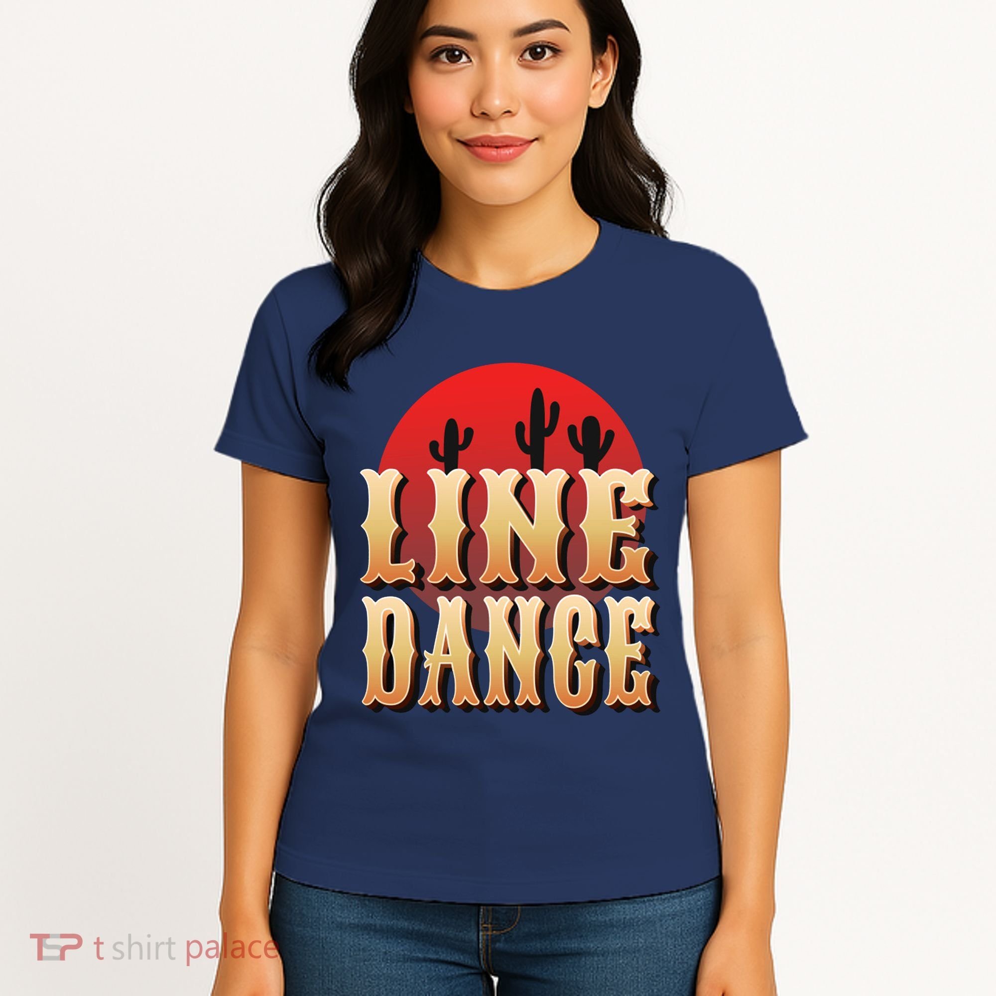 Line Dance Western Country Women's T-Shirt