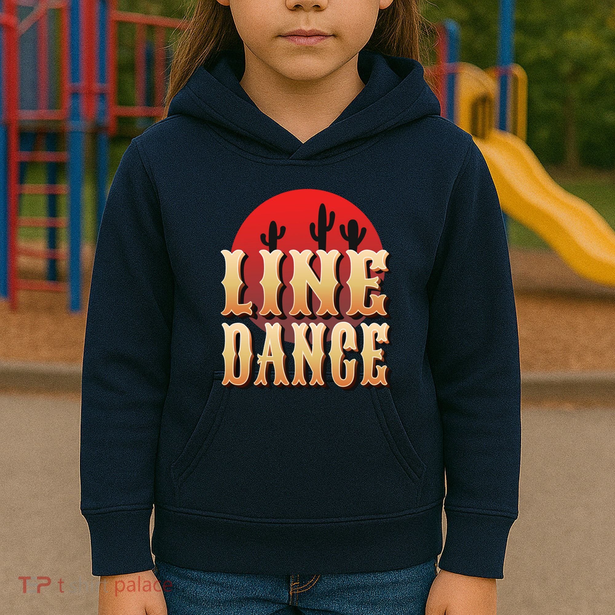 Line Dance Western Country Kids Hoodie