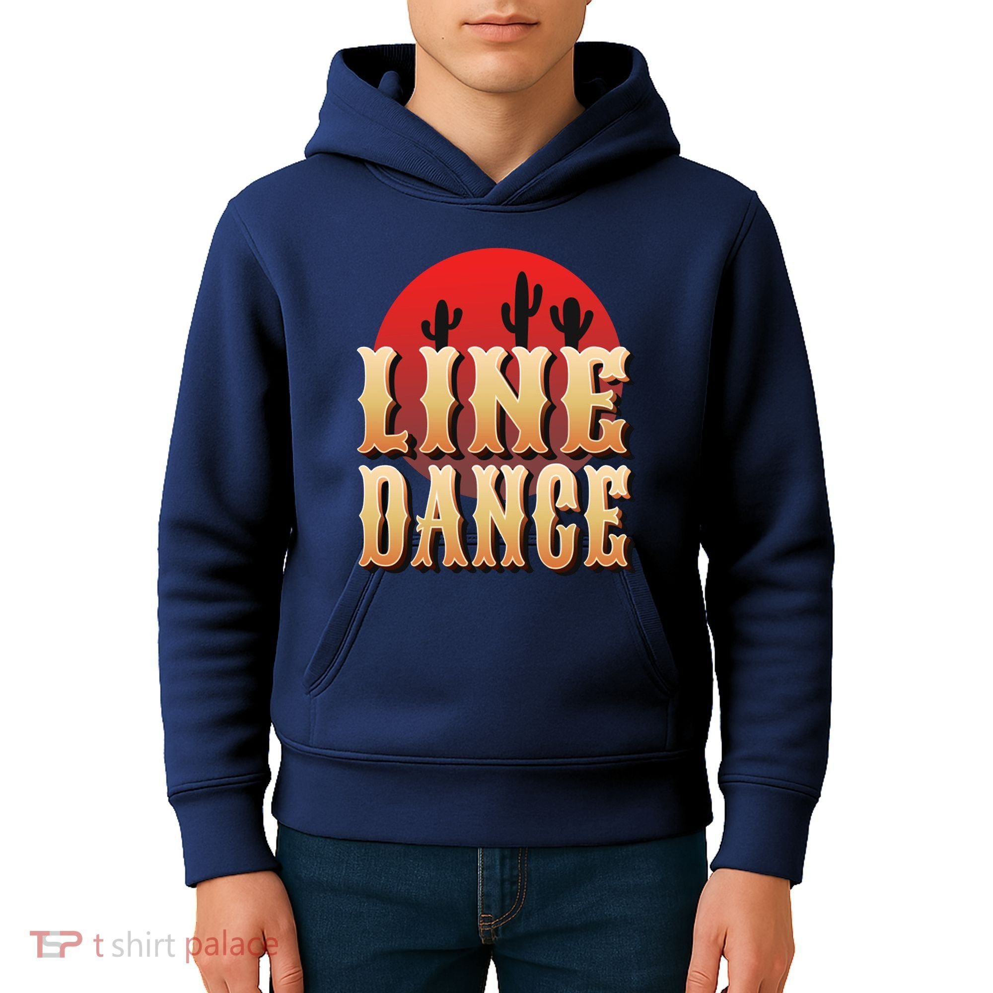 Line Dance Western Country Kids Hoodie