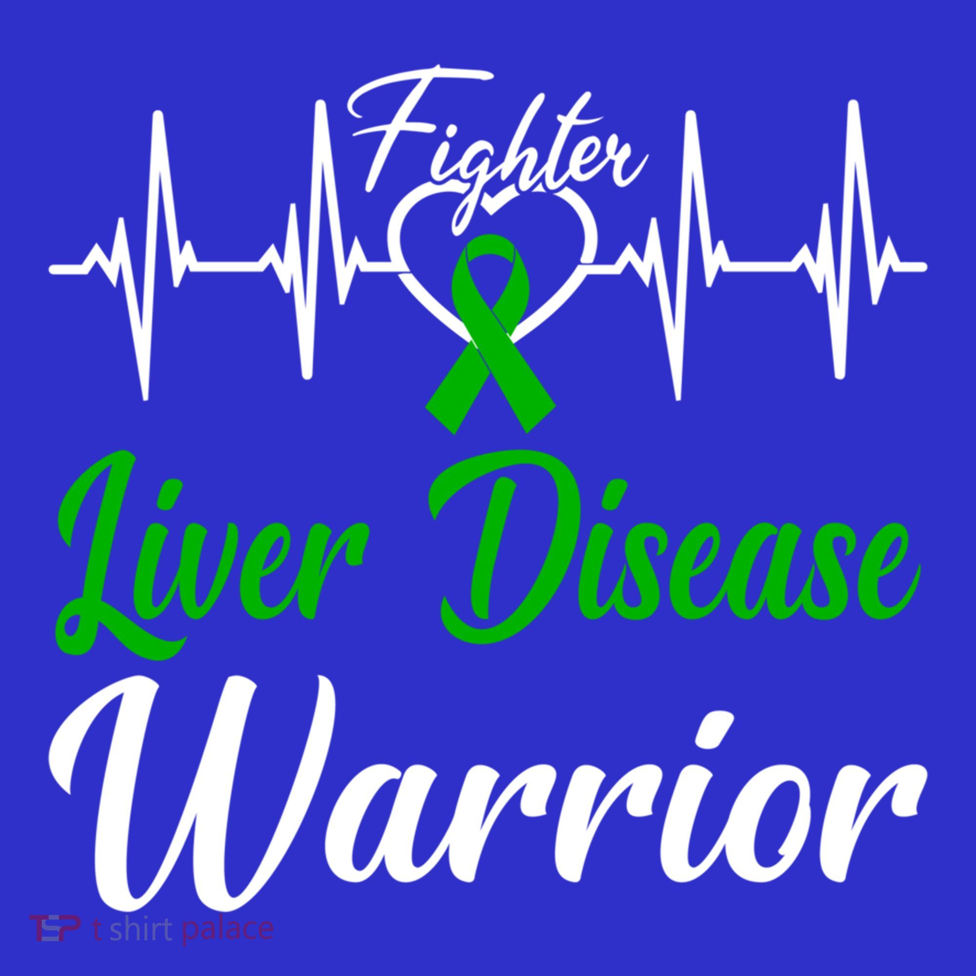 Liver Disease Warrior Heartbeat Fight Green Ribbon Love Gift Long Sleeve Shirt