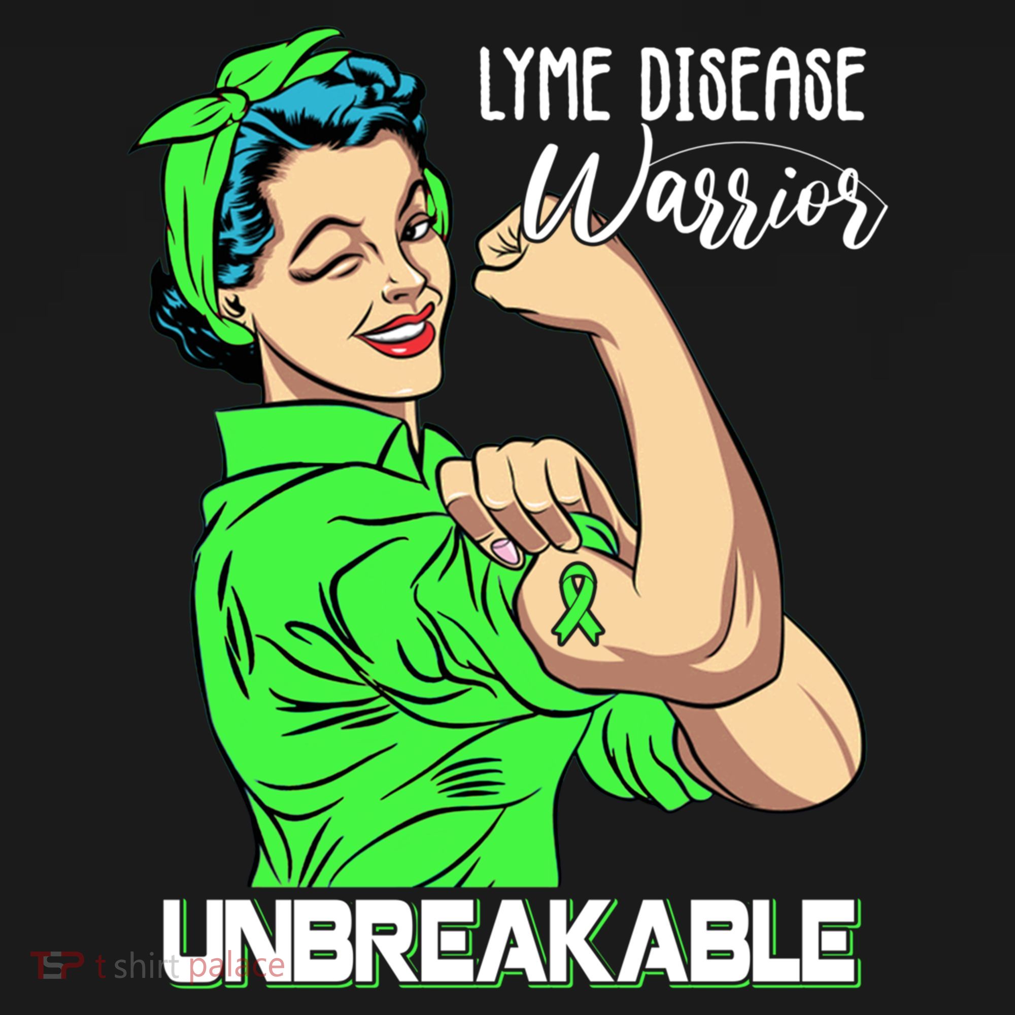 Lyme Disease Warrior Unbreakable Gift Awareness Gift Pajama Set