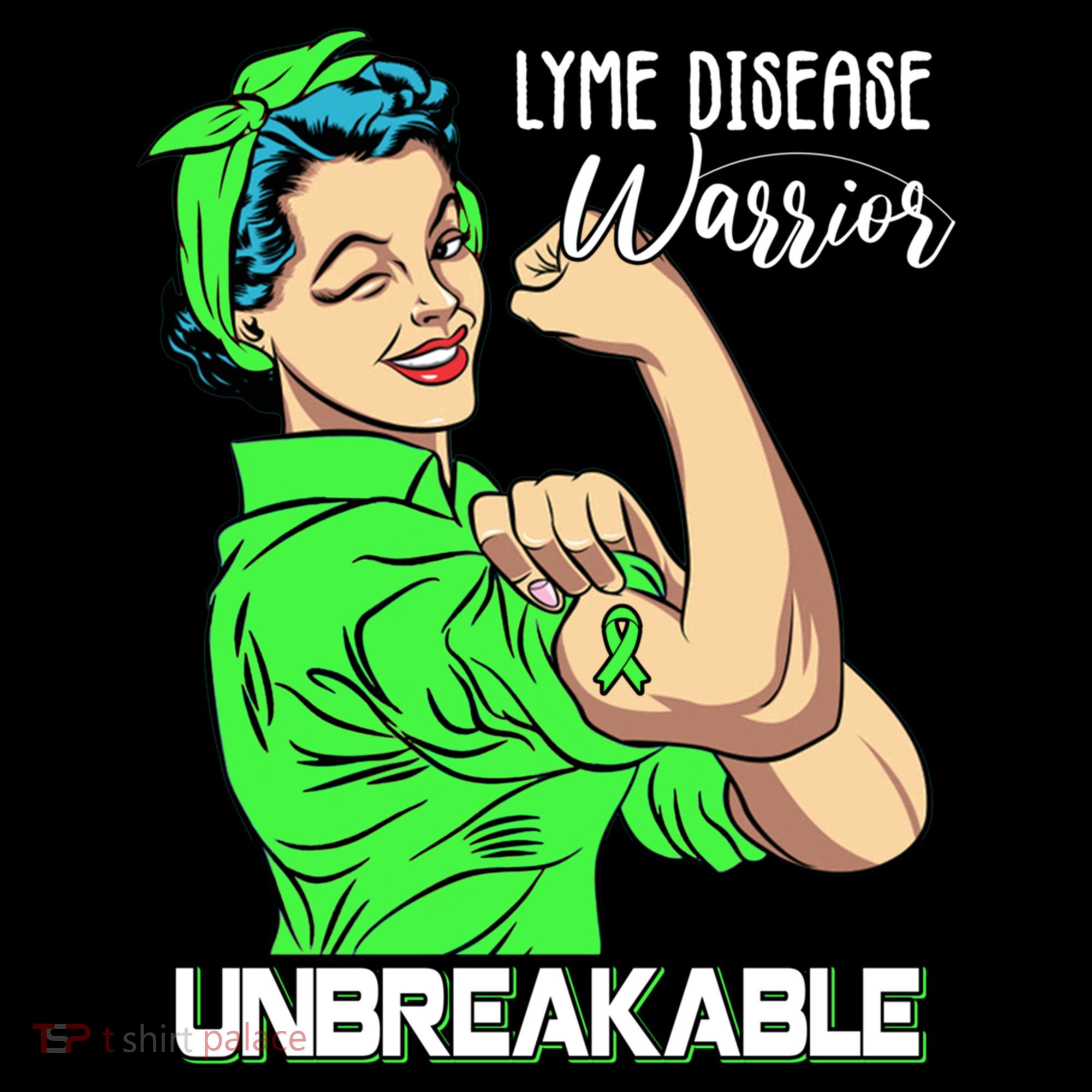 Lyme Disease Warrior Unbreakable Gift Awareness Gift Women's Hoodie