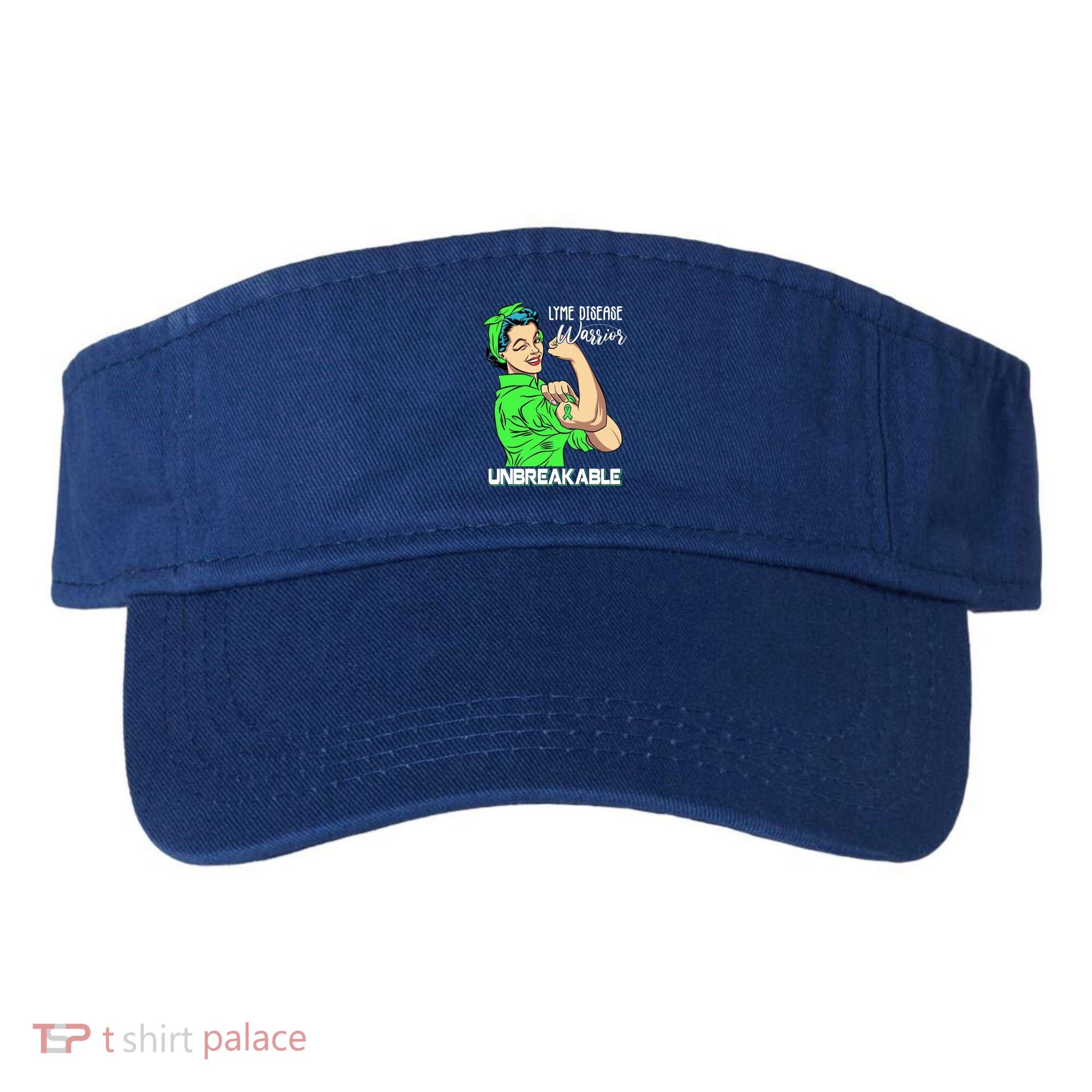 Lyme Disease Warrior Unbreakable Gift Awareness Gift Visor