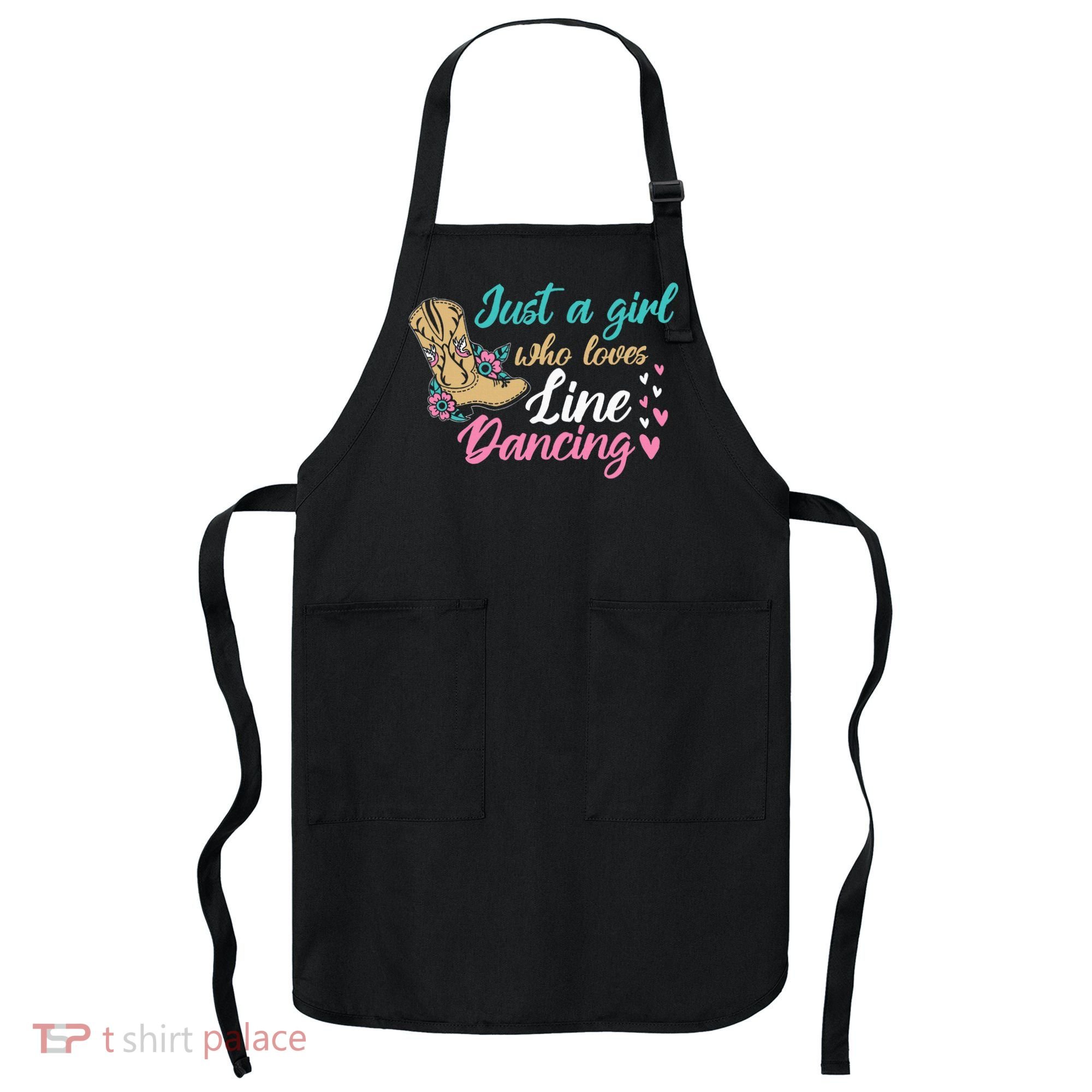 Line Dancing Western Just A Girl Who Loves Line Dancing Apron