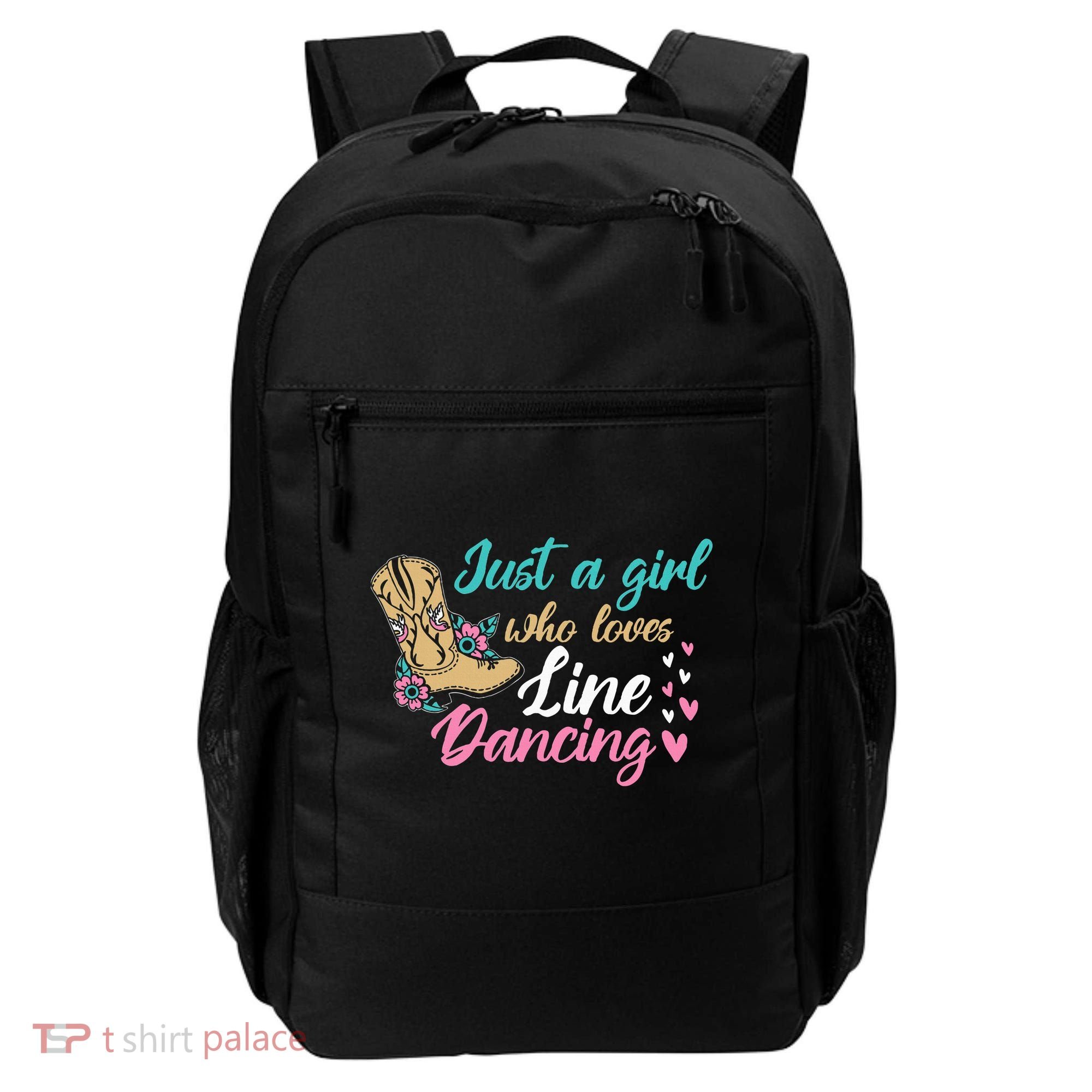 Line Dancing Western Just A Girl Who Loves Line Dancing Backpack