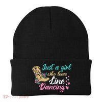 Line Dancing Western Just A Girl Who Loves Line Dancing Beanie thumb 0