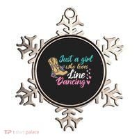 Line Dancing Western Just A Girl Who Loves Line Dancing Ornament thumb 0