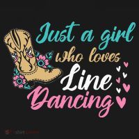 Line Dancing Western Just A Girl Who Loves Line Dancing Toddler Hoodie thumb 2