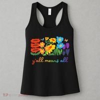 Lgbtq Diversity YAll Pride Means All Flower Women's Tank Top thumb 3