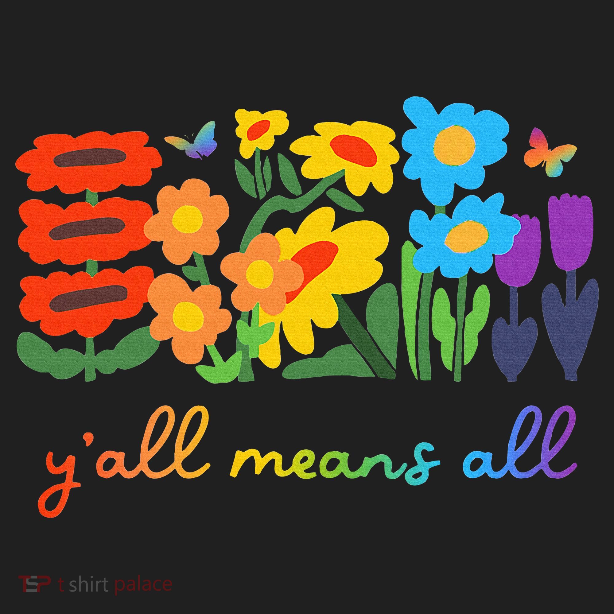 Lgbtq Diversity YAll Pride Means All Flower Hat