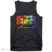 Lgbtq Diversity YAll Pride Means All Flower Tank Top thumb 0