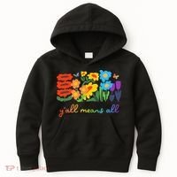 Lgbtq Diversity YAll Pride Means All Flower Kids Hoodie thumb 0
