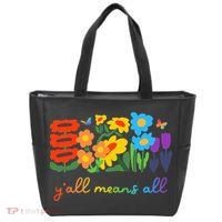 Lgbtq Diversity YAll Pride Means All Flower Tote Bag thumb 0