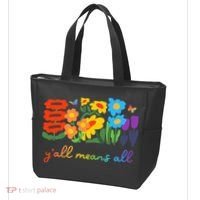 Lgbtq Diversity YAll Pride Means All Flower Tote Bag thumb 3