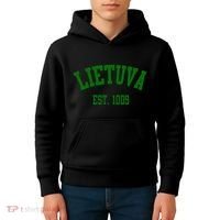 Lietuva Est 1009 Lietuva Got Game By Lithuania Strong Kids Hoodie thumb 4