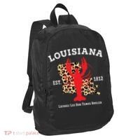 Louisiana Est 1812 Crawfish Leopard New Orleans Mardi Gras Port Authority Crush Ripstop Backpack thumb 1