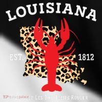 Louisiana Est 1812 Crawfish Leopard New Orleans Mardi Gras Toddler Fine Jersey T-Shirt thumb 2