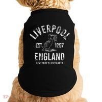 Liverpool England 1207 With Coordinates White Distressed Doggie Tank thumb 0