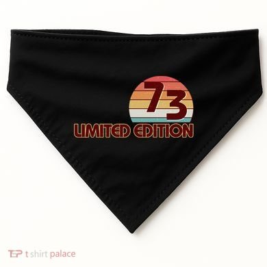 Limited Edition 1973 Retro Sun 50th Birthday USA-Made Doggie Bandana
